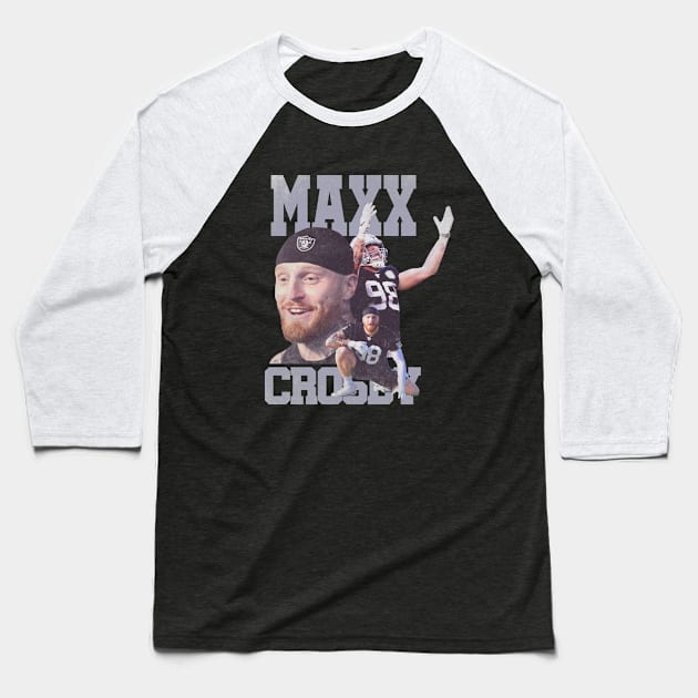 maxx-crosby Baseball T-Shirt by Ville Otila Abstract